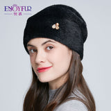 Winter Women High Quality  Rhinestone Wool Hats - overstocktarget