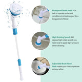 Turbo Scrub Electric Cleaning Brush Adjustable - overstocktarget