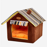 Foldable Warm Dog and Cat Pet Cave House - overstocktarget