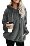Women's Fuzzy Fleece Sweater - overstocktarget