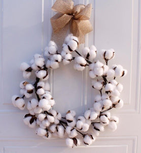 Real Cotton Decoration Wreaths - overstocktarget