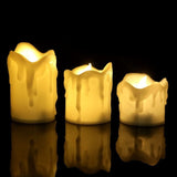Remote Control Battery Operated LED Wax Candle Lights - overstocktarget