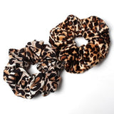 Leopard Hair Scrunchies Set - overstocktarget